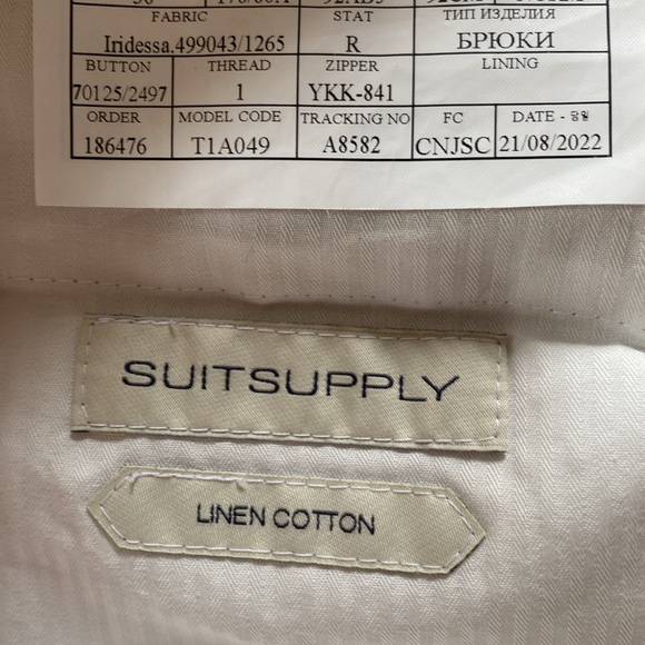 SUITSUPPLY Linen Cotton Trouser - Picture 5 of 6